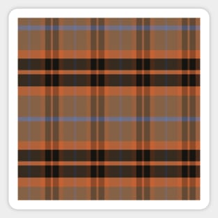 Autumn Aesthetic Ossian 2 Hand Drawn Textured Plaid Pattern Sticker